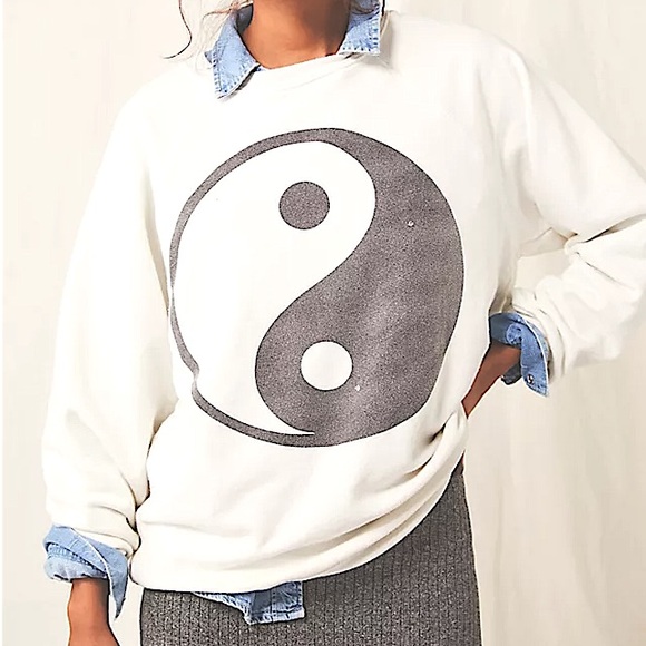 Free People Tops - Free People Yin Yang Crewneck